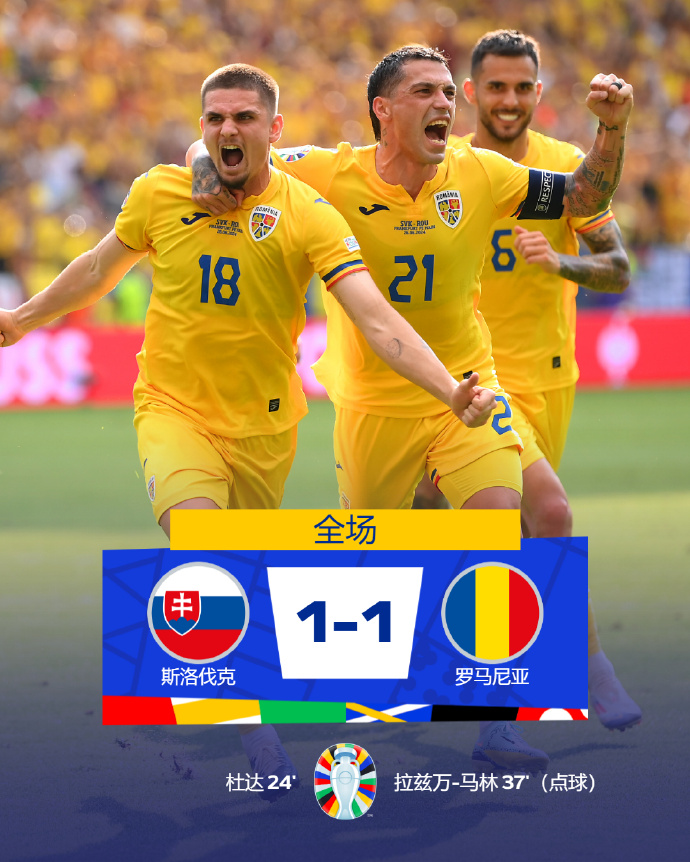 比利时逆转罗马尼亚，晋级欧洲杯四强的简单介绍