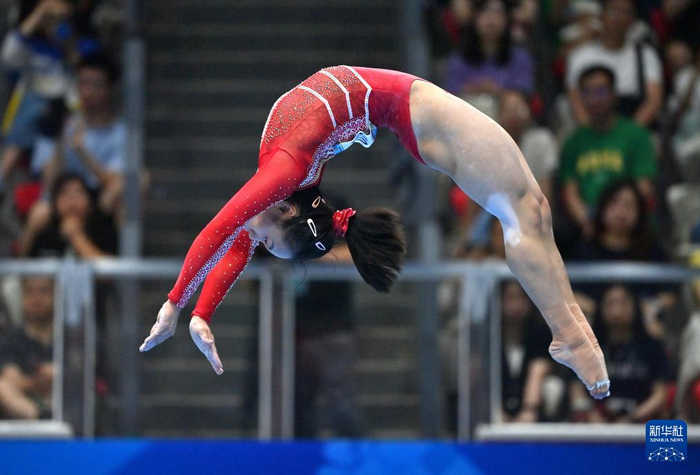 中国体操队获得团体冠军,强势表现 中国体操队获得团体冠军,强势表现